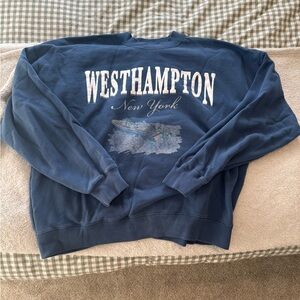 Abercrombie & Fitch Navy Crewneck Sweater